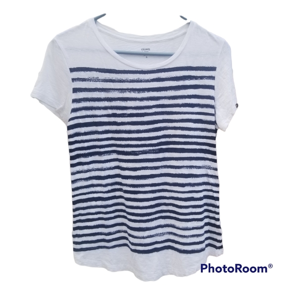 Ladies Crown & Ivy Short Sleeve Shirt - Picture 1 of 4